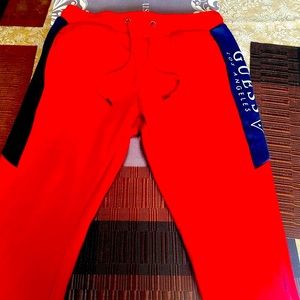 Red Guess Sweatpants